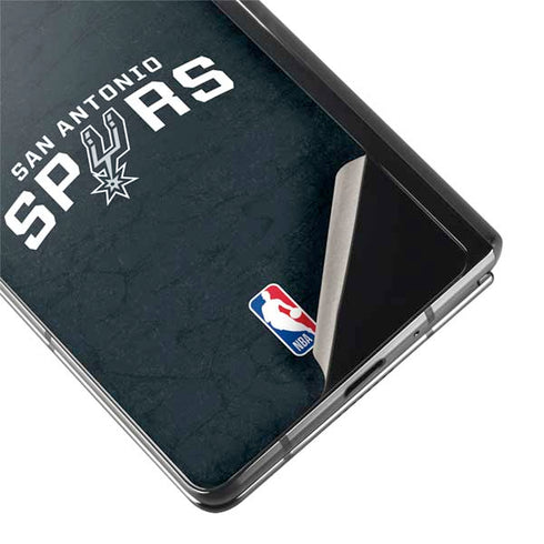 NBA San Antonio Spurs Distressed Galaxy Z Fold2 5G Skin