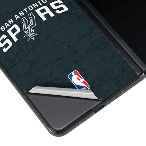 NBA San Antonio Spurs Distressed Galaxy Z Fold3 5G Skin