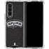 NBA San Antonio Spurs Distressed Galaxy Z Fold4 5G Clear Case