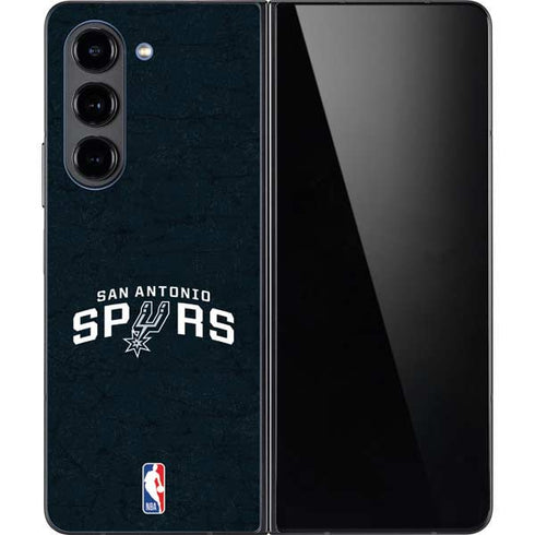 NBA San Antonio Spurs Distressed Galaxy Z Fold5 5G Skin