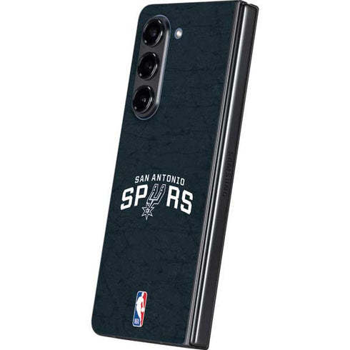 NBA San Antonio Spurs Distressed Galaxy Z Fold5 5G Skin