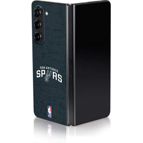 NBA San Antonio Spurs Distressed Galaxy Z Fold5 5G Skin
