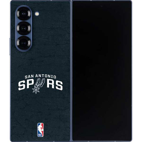 NBA San Antonio Spurs Distressed Galaxy Z Fold6 Skin