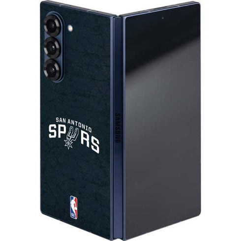 NBA San Antonio Spurs Distressed Galaxy Z Fold6 Skin
