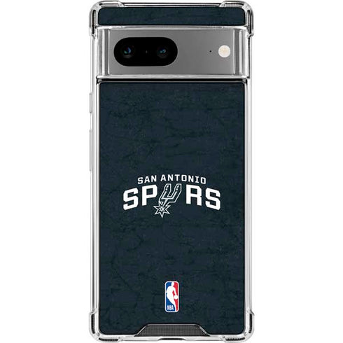 NBA San Antonio Spurs Distressed Google Pixel 8a Clear Case
