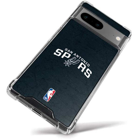 NBA San Antonio Spurs Distressed Google Pixel 8a Clear Case