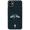 NBA San Antonio Spurs Distressed iPhone 11 Clear Case