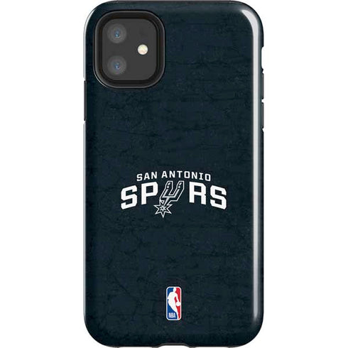 NBA San Antonio Spurs Distressed iPhone 11 Impact Case