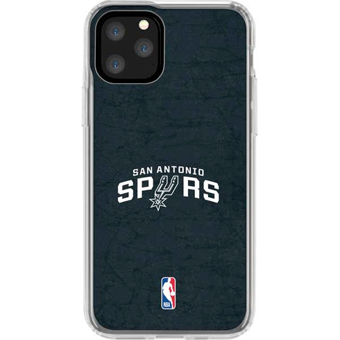 NBA San Antonio Spurs Distressed iPhone 11 Pro Clear Case