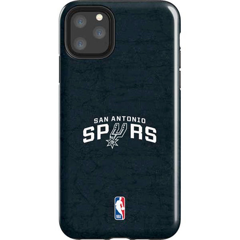 NBA San Antonio Spurs Distressed iPhone 11 Pro Max Impact Case