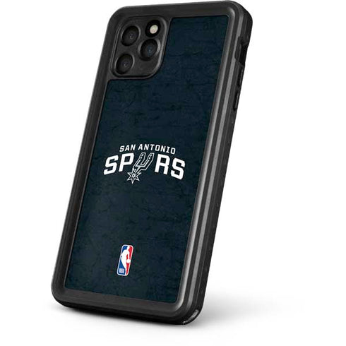 NBA San Antonio Spurs Distressed iPhone 11 Pro Waterproof Case