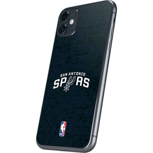 NBA San Antonio Spurs Distressed iPhone 11 Skin