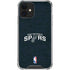 NBA San Antonio Spurs Distressed iPhone 12 Clear Case