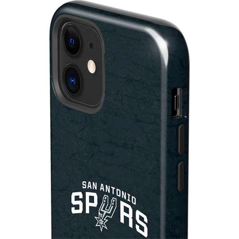 NBA San Antonio Spurs Distressed iPhone 12 Mini Impact Case