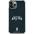 NBA San Antonio Spurs Distressed iPhone 12 Pro Clear Case