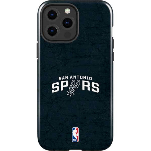 NBA San Antonio Spurs Distressed iPhone 13 Pro Max Impact Case
