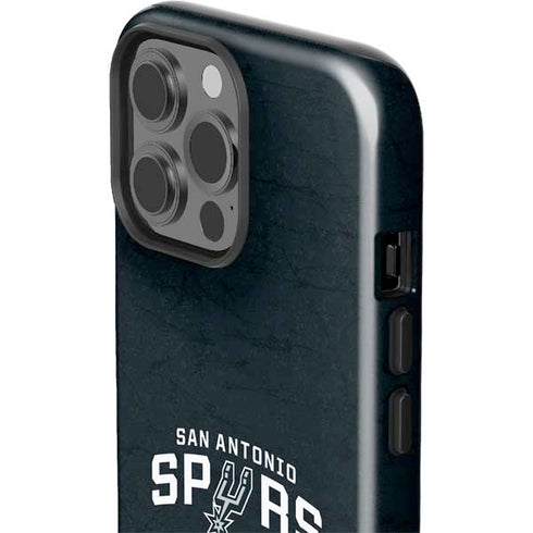 NBA San Antonio Spurs Distressed iPhone 13 Pro Max Impact Case
