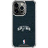 NBA San Antonio Spurs Distressed iPhone 14 Pro Clear Case