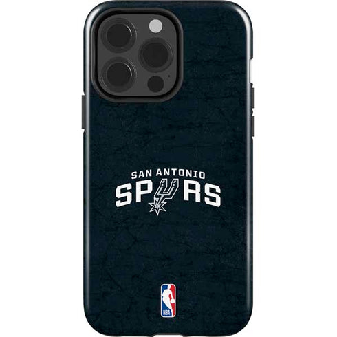 NBA San Antonio Spurs Distressed iPhone 14 Pro Impact Case