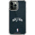 NBA San Antonio Spurs Distressed iPhone 14 Pro Max Clear Case