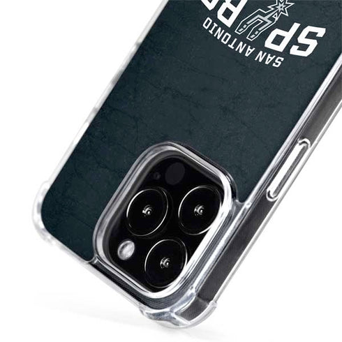 NBA San Antonio Spurs Distressed iPhone 14 Pro Max MagSafe Case