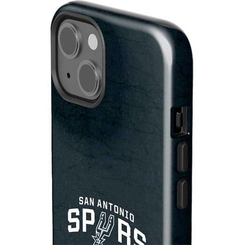 NBA San Antonio Spurs Distressed iPhone 15 Impact Case