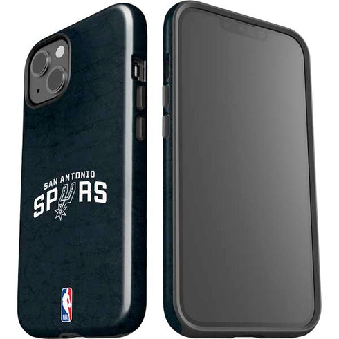 NBA San Antonio Spurs Distressed iPhone 15 Impact Case