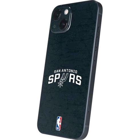 NBA San Antonio Spurs Distressed iPhone 15 Plus Skin