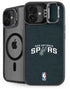 NBA San Antonio Spurs Distressed iPhone 16 Kickstand Case