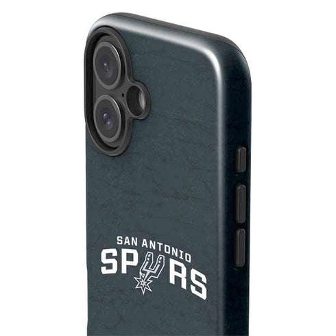 NBA San Antonio Spurs Distressed iPhone 16 Plus Impact Case