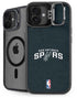NBA San Antonio Spurs Distressed iPhone 16 Plus Kickstand Case