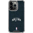 NBA San Antonio Spurs Distressed iPhone 16 Pro Clear Case