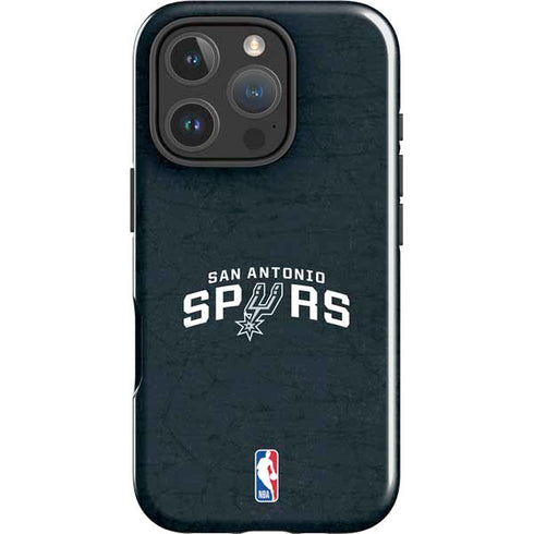 NBA San Antonio Spurs Distressed iPhone 16 Pro Impact Case