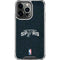NBA San Antonio Spurs Distressed iPhone 16 Pro Max Clear Case