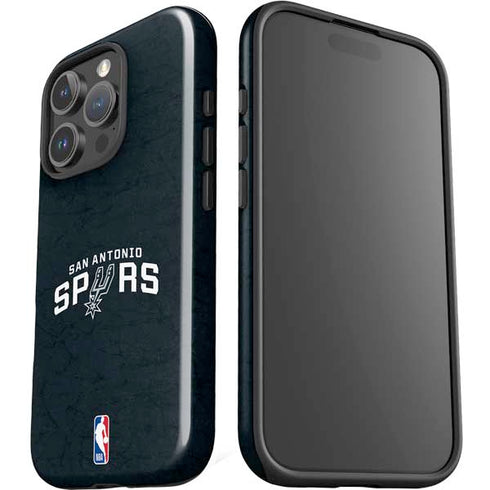 NBA San Antonio Spurs Distressed iPhone 16 Pro Max Impact Case