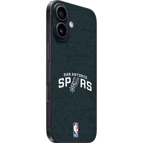NBA San Antonio Spurs Distressed iPhone 16 Skin