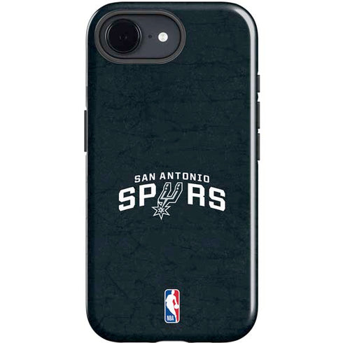 NBA San Antonio Spurs Distressed iPhone 16e Impact Case