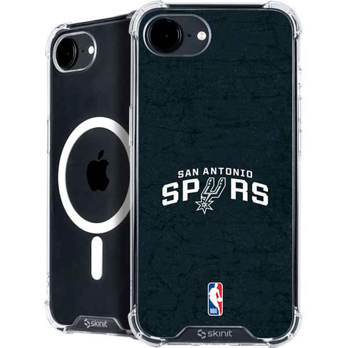 NBA San Antonio Spurs Distressed iPhone 16e MagSafe Case