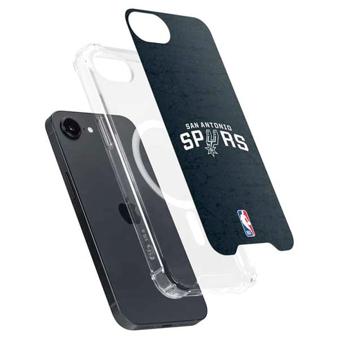 NBA San Antonio Spurs Distressed iPhone 16e MagSafe Case