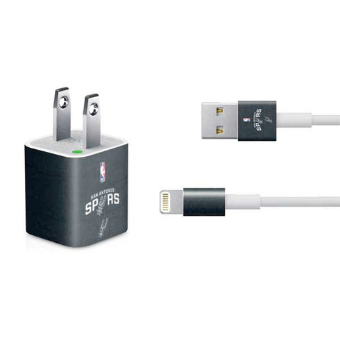 NBA San Antonio Spurs Distressed iPhone Charger (5W USB) Skin