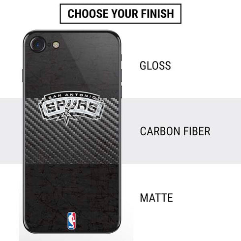 NBA San Antonio Spurs Distressed iPhone SE (2nd & 3rd Gen) Skin