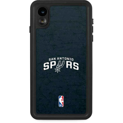 NBA San Antonio Spurs Distressed iPhone XR Waterproof Case