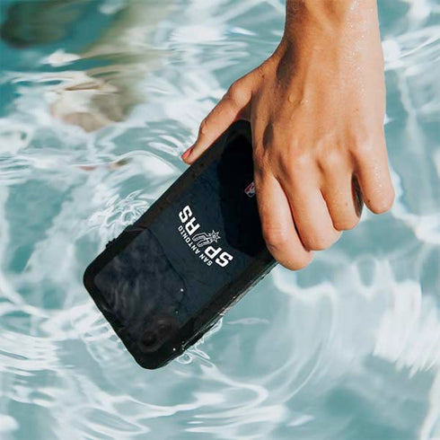 NBA San Antonio Spurs Distressed iPhone XR Waterproof Case