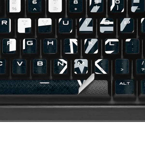 NBA San Antonio Spurs Distressed K95 RGB PLATINUM Mechanical Gaming Keyboard Skin
