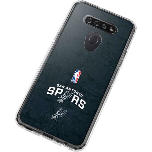NBA San Antonio Spurs Distressed LG K51/Q51 Clear Case