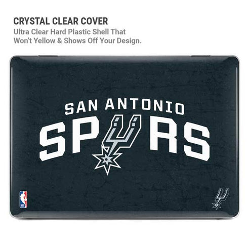 NBA San Antonio Spurs Distressed MacBook Pro 14in (2021-24) Case plus Skin