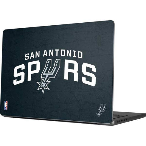 NBA San Antonio Spurs Distressed MacBook Pro 14in (2021-24) Skin