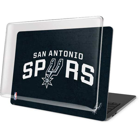 NBA San Antonio Spurs Distressed MacBook Pro 15in (2016-19) Case plus Skin