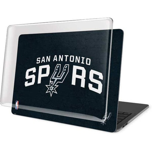 NBA San Antonio Spurs Distressed MacBook Pro 16in (2019-20) Case plus Skin