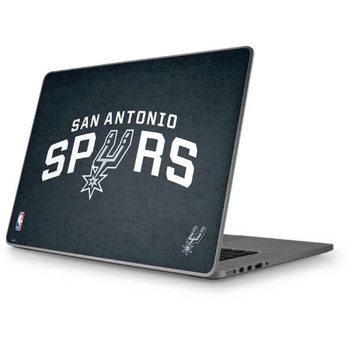 NBA San Antonio Spurs Distressed Apple MacBook Pro 17-inch Skin